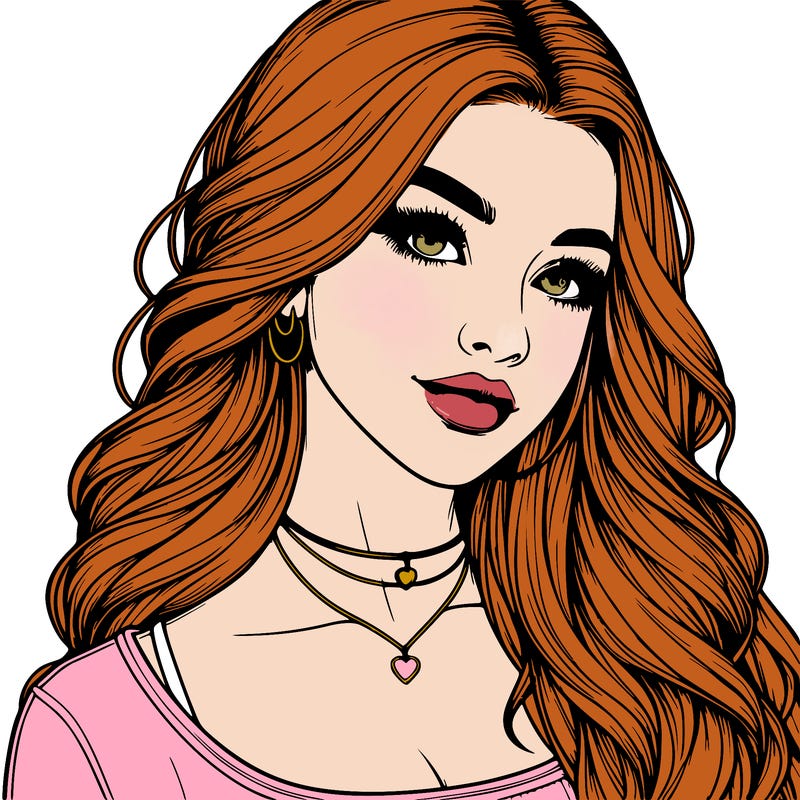 detailed realistic girl