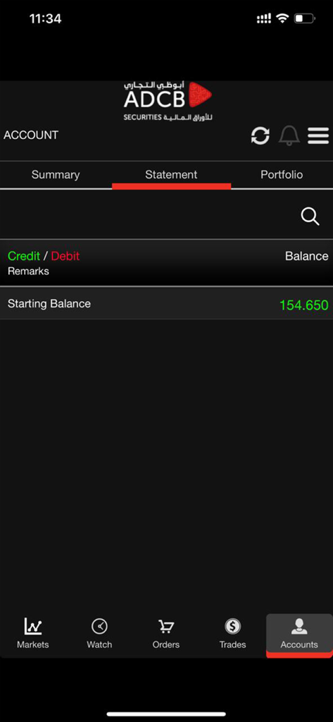 ADCB Securities - Finance App | MWM