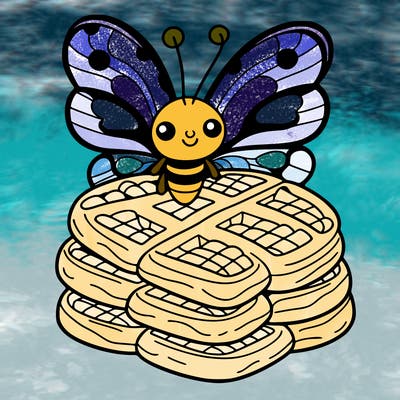 butterfly waffles