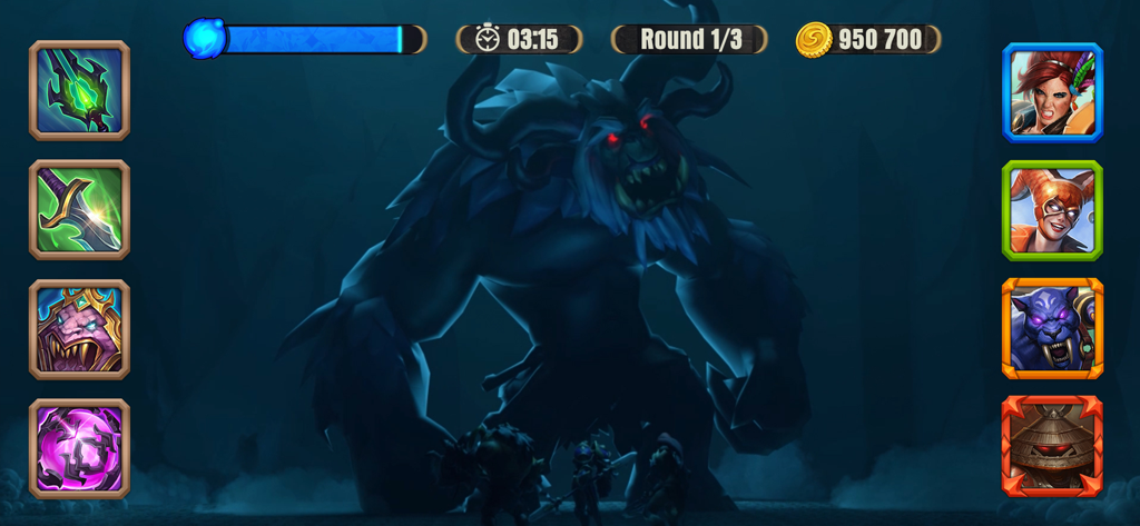 A massive horned boss monster in a tactical battle screen from Juggernaut Wars