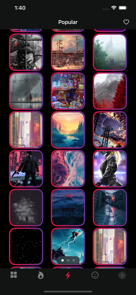 Watch Faces ®™ - Vista galleria di popolari design di sfondi estetici per la personalizzazione dell'Apple Watch