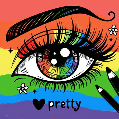 pretty eye