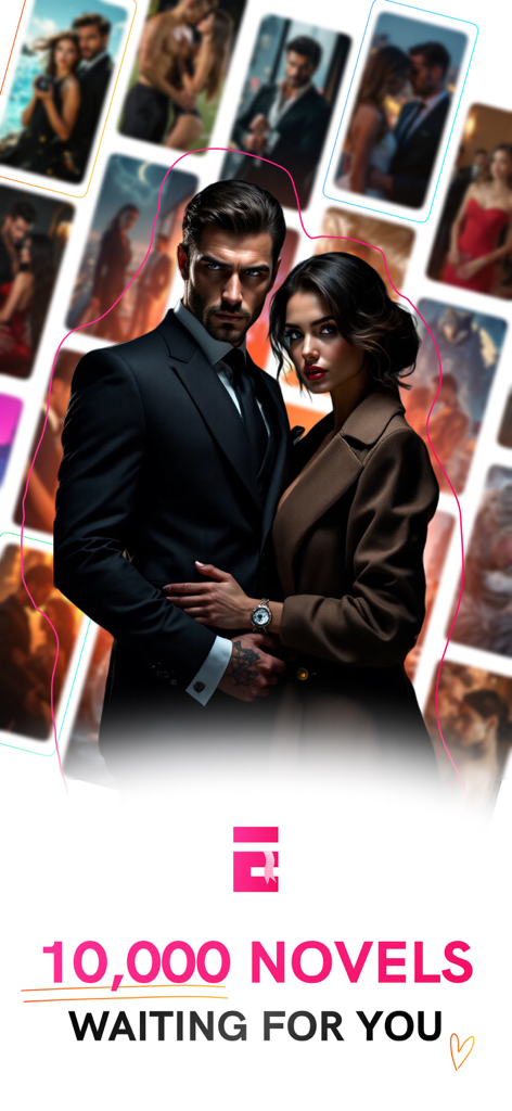 Epicbooks Romantic Novels - A stylish couple representing characters from romance novels on the Epicbooks app
