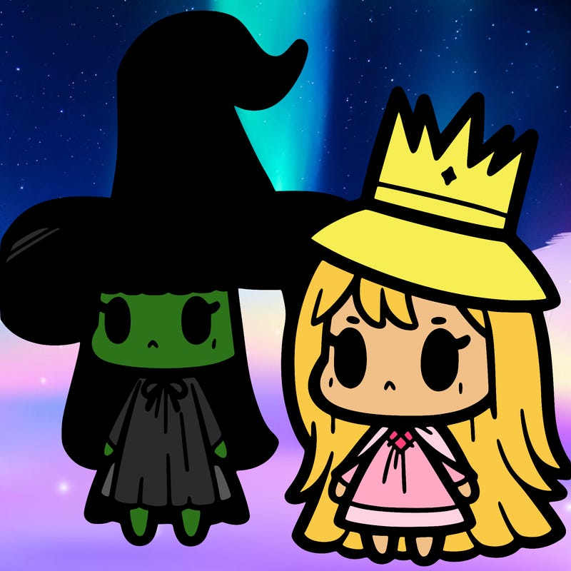 elphaba and glinda