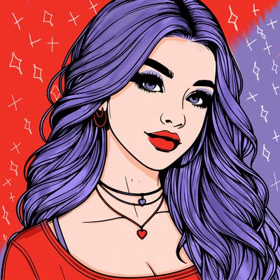 detailed realistic girl