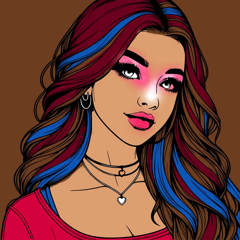 detailed realistic girl