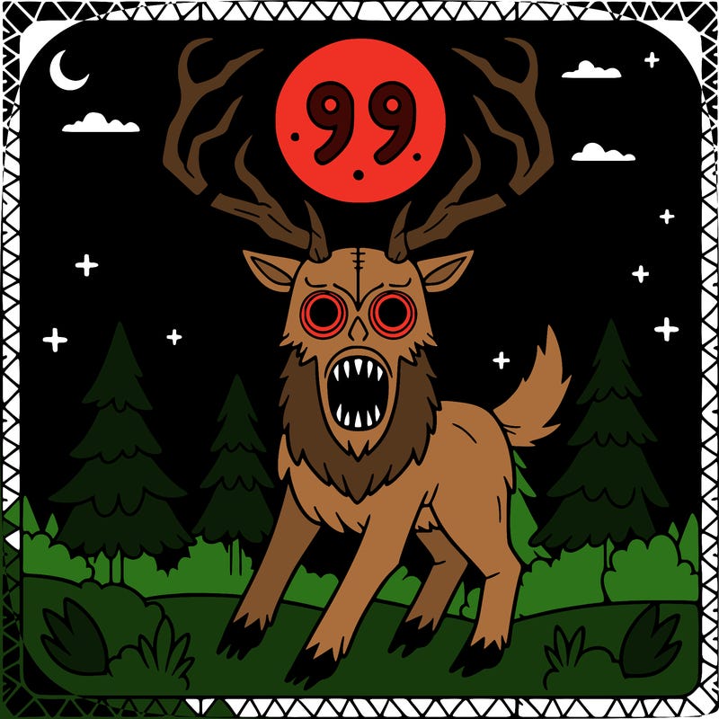 99 nights in the forest dear scary