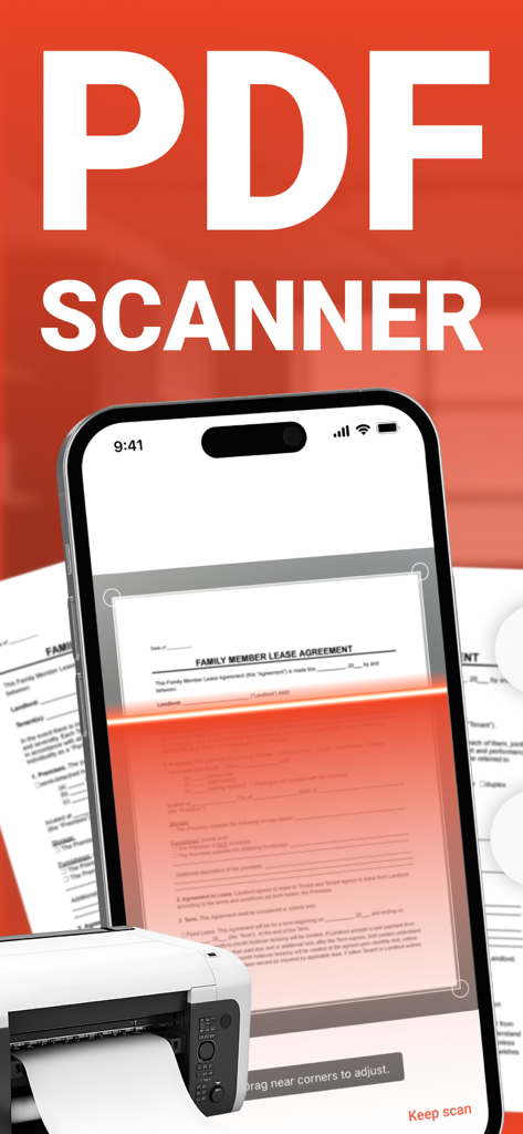 Scan Document PDF File Convert - Business App | MWM