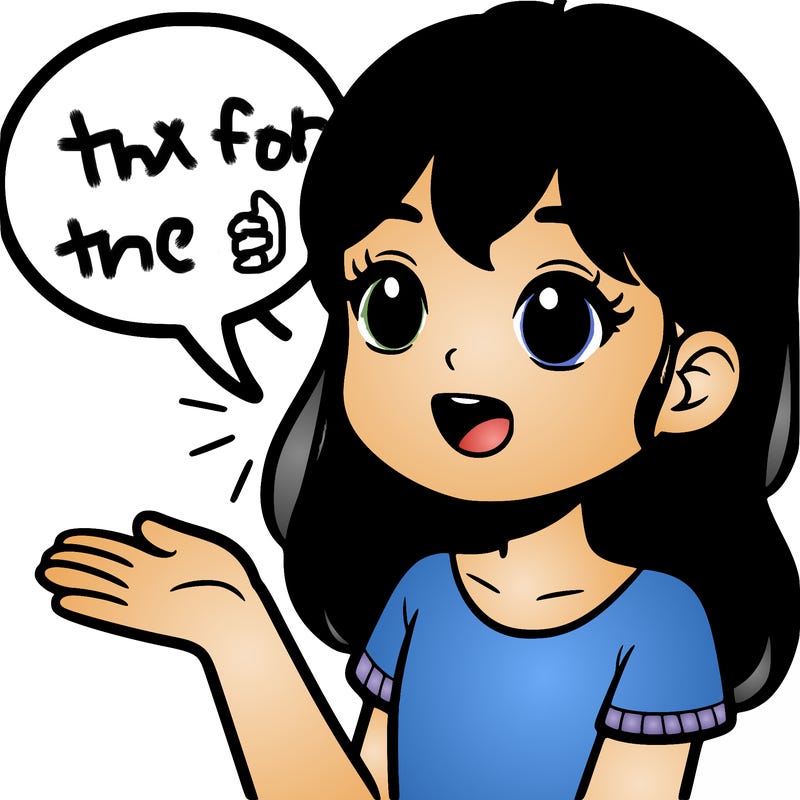 a girl saying something