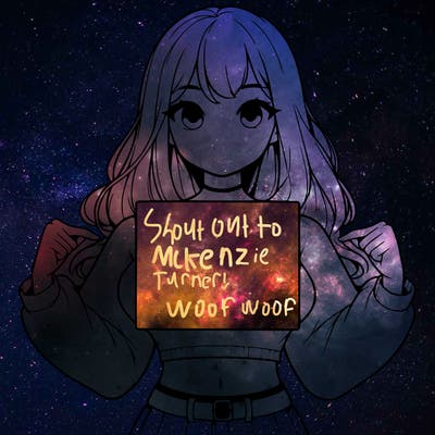 girl holding a blank sign in a long sleeve crop top