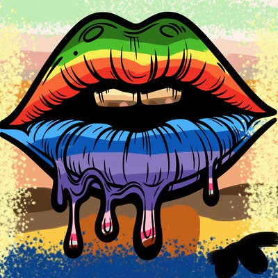 lips that look realistic and drip