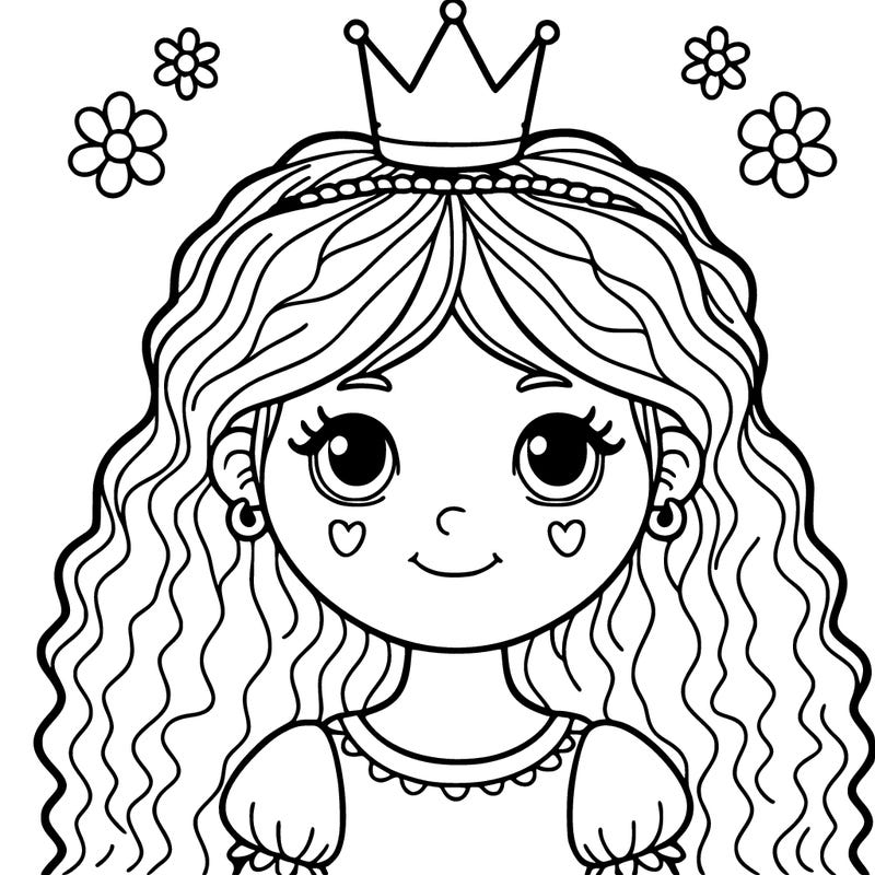 girl with a crown