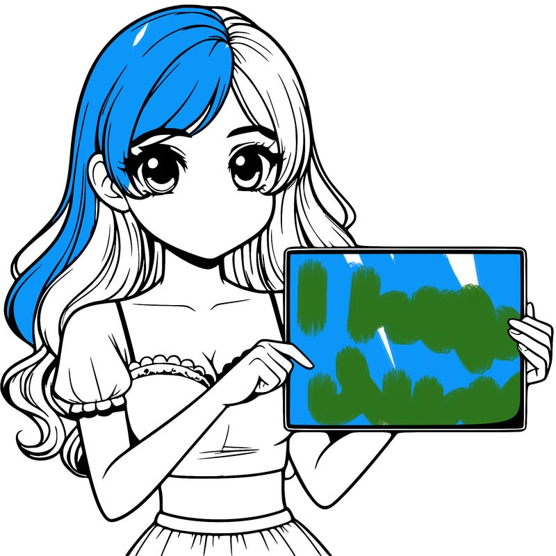 realistic pretty girl holding blank sign