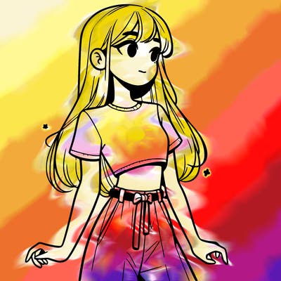 girl in a cute crop top