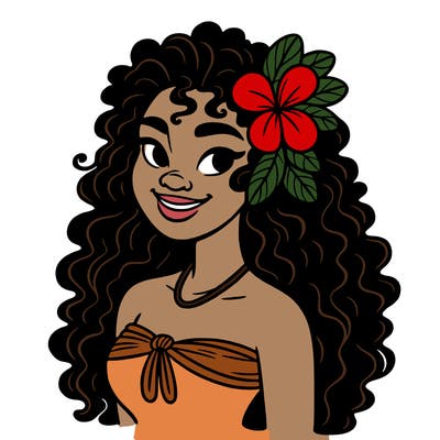 hawaiian black woman
