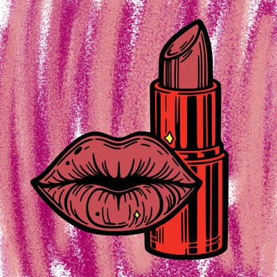 lips and lipstick
