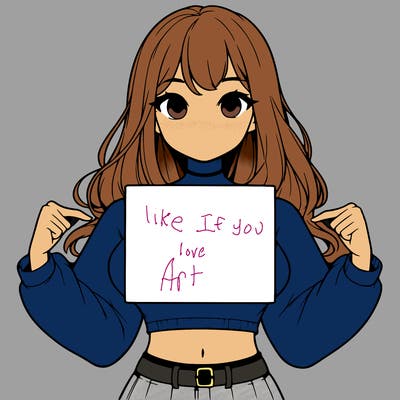 girl holding a blank sign in a long sleeve crop top