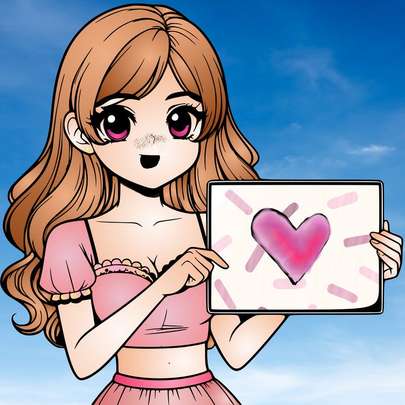 realistic pretty girl holding blank sign