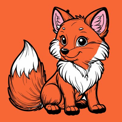 realistic fox