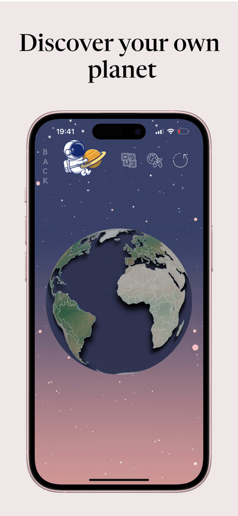 UniHub: Quiz & Trivia Quest - UniHub app interface showing a 3D globe for geography exploration and trivia