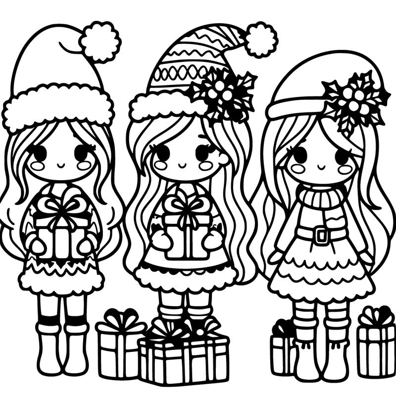 christmas  girls