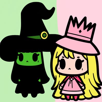 elphaba and glinda