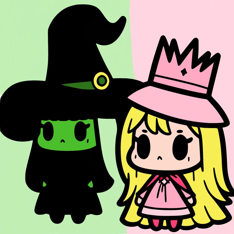 elphaba and glinda