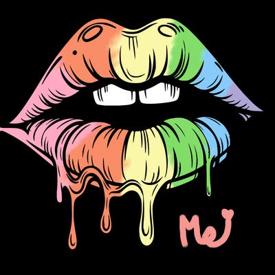 lips that look realistic and drip