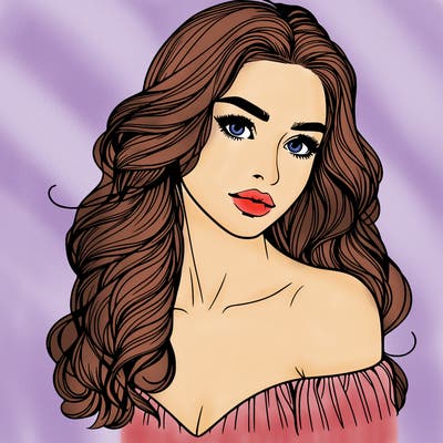 beautiful realistic girl