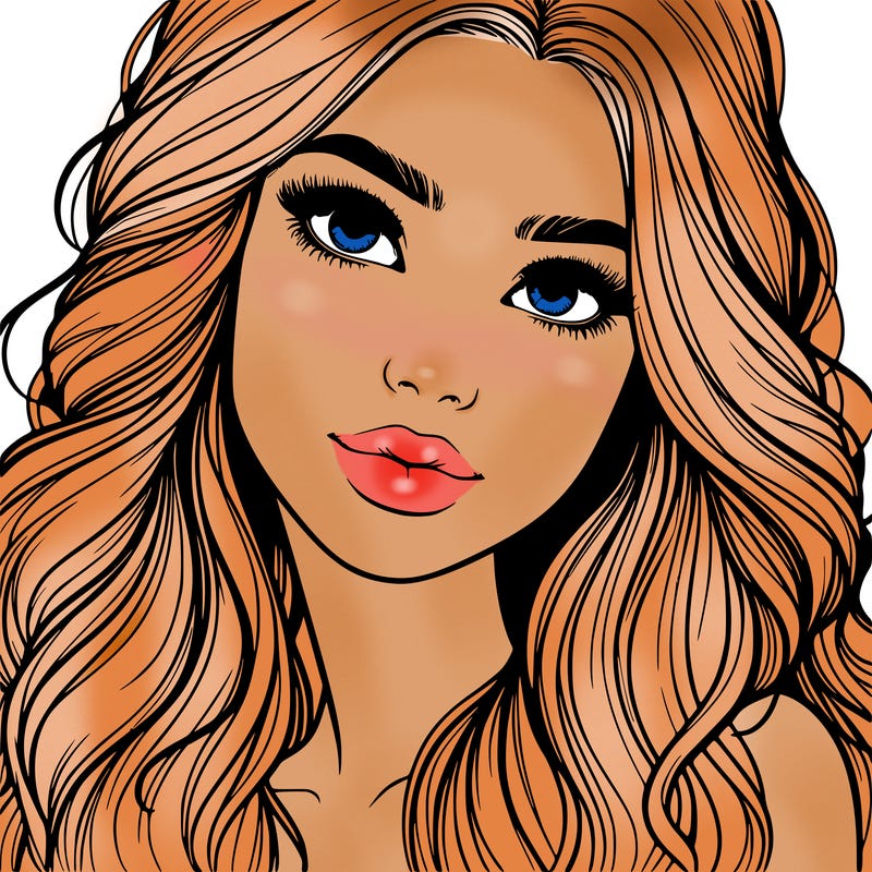 beautiful realistic girl