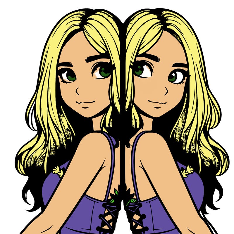 a realistic girl split