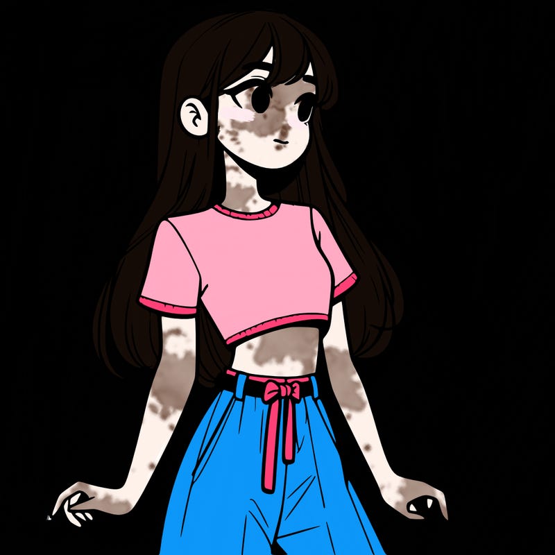 girl in a cute crop top