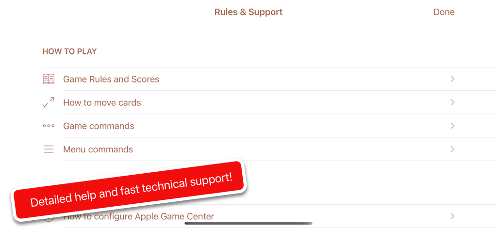 Kalooki Kaluki Kalookie - The rules and support menu for the Kalooki card game app