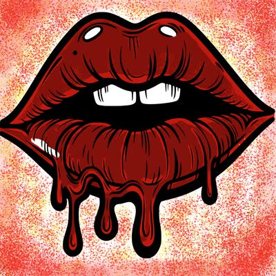 lips that look realistic and drip