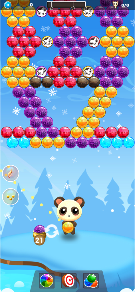 Falling Bubbles Shooting Blast | Addictive Color Match & Pop