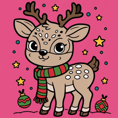 deer christmas