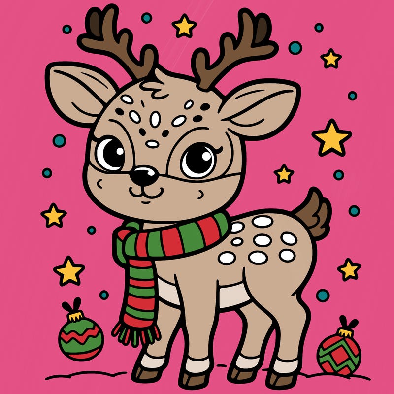 deer christmas