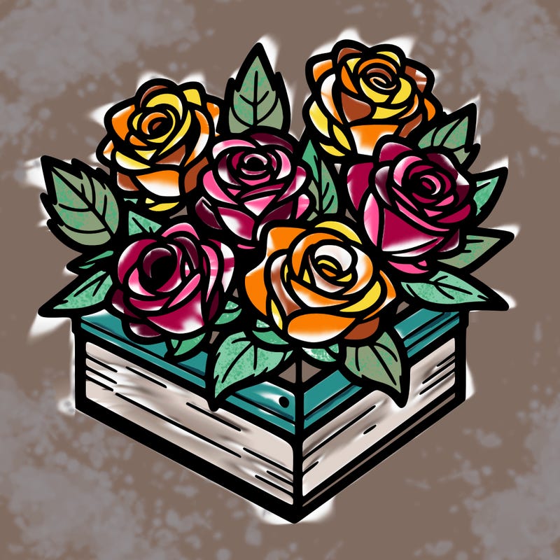 roses in a box