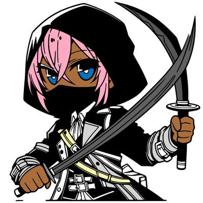 anime assassin with sword