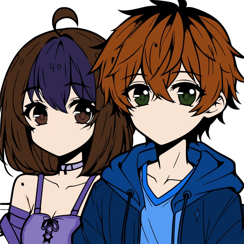 anime cute couple