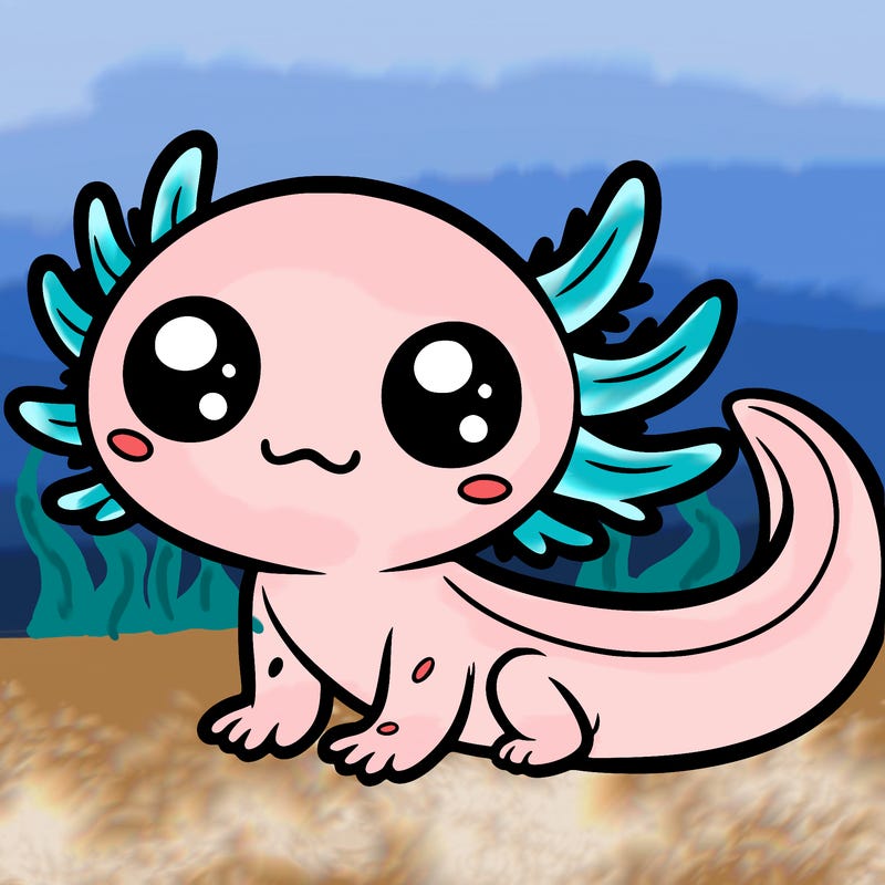 cute axolotl