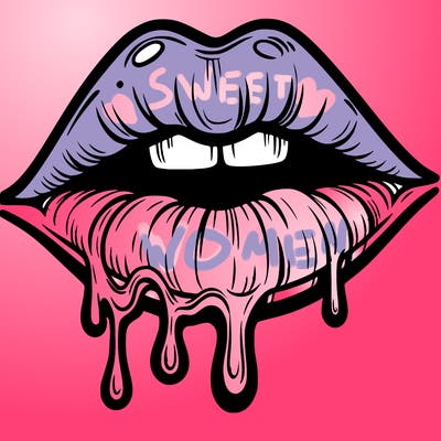 lips that look realistic and drip