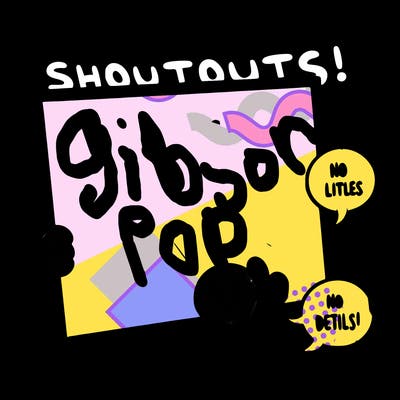 blank canvas that says above it shoutouts