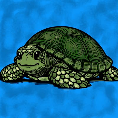 realistic turtle