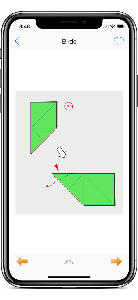 Origami Creator: Fold & Learn - Step by step interactive origami bird folding tutorial