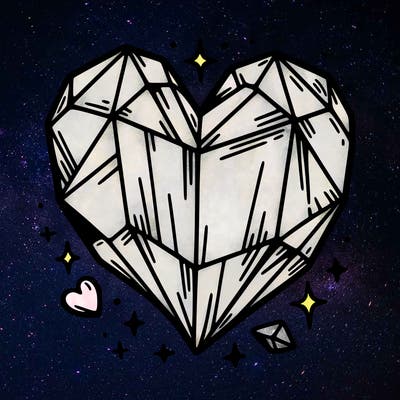 crystal heart