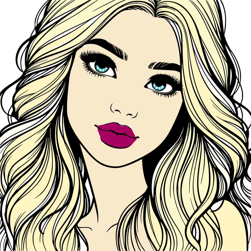 beautiful realistic girl