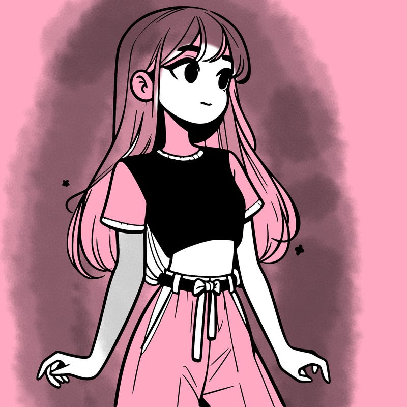 girl in a cute crop top