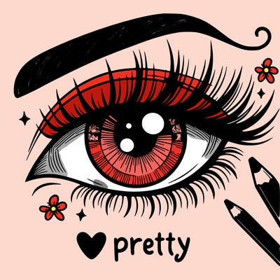 pretty eye