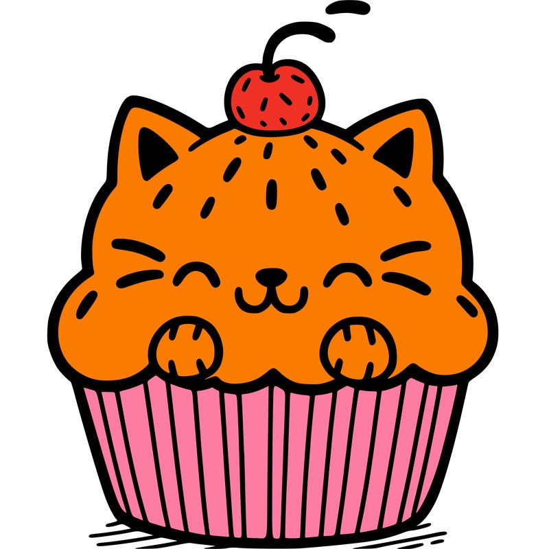 cat cupcake